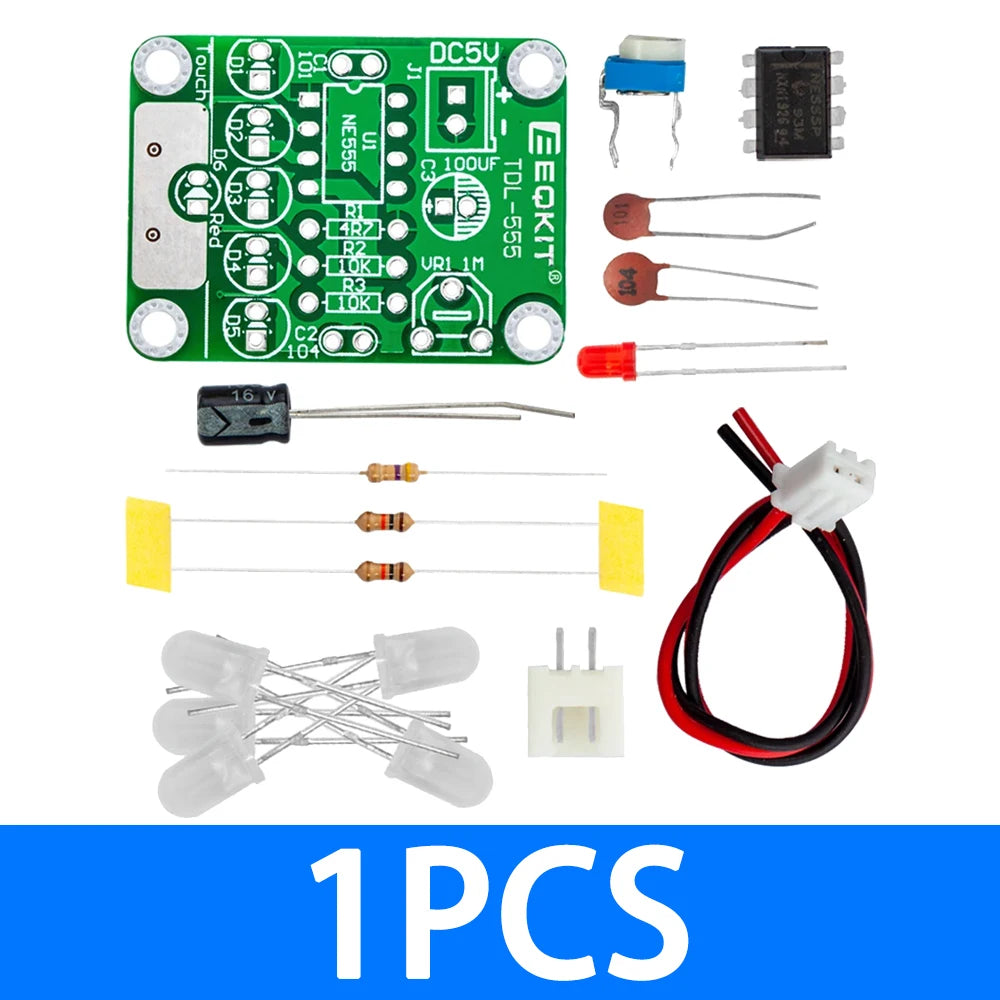 Kit DIY Lámpara LED Táctil EGBO – Control de Luz con Retardo Ajustable 3-130s