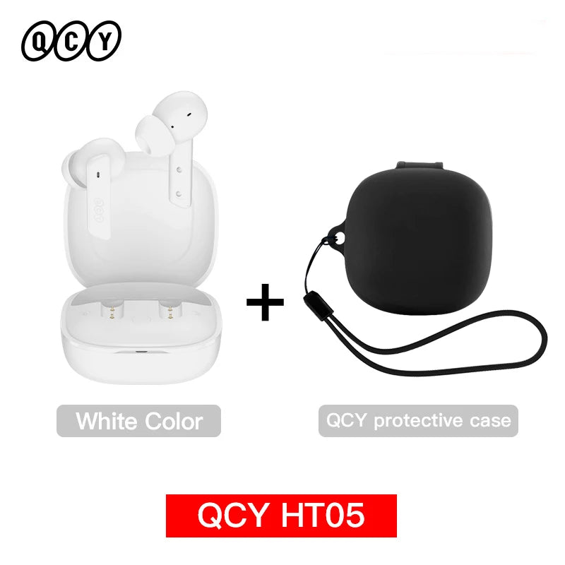 Auriculares Inalámbricos QCY HT05 ANC – Bluetooth 5.2, Cancelación de Ruido 40dB