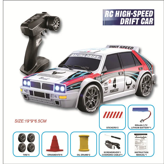 RC Car 1:24 4WD SG204 – Coche Drift con Luces LED, 20 km/h y Batería Recargable