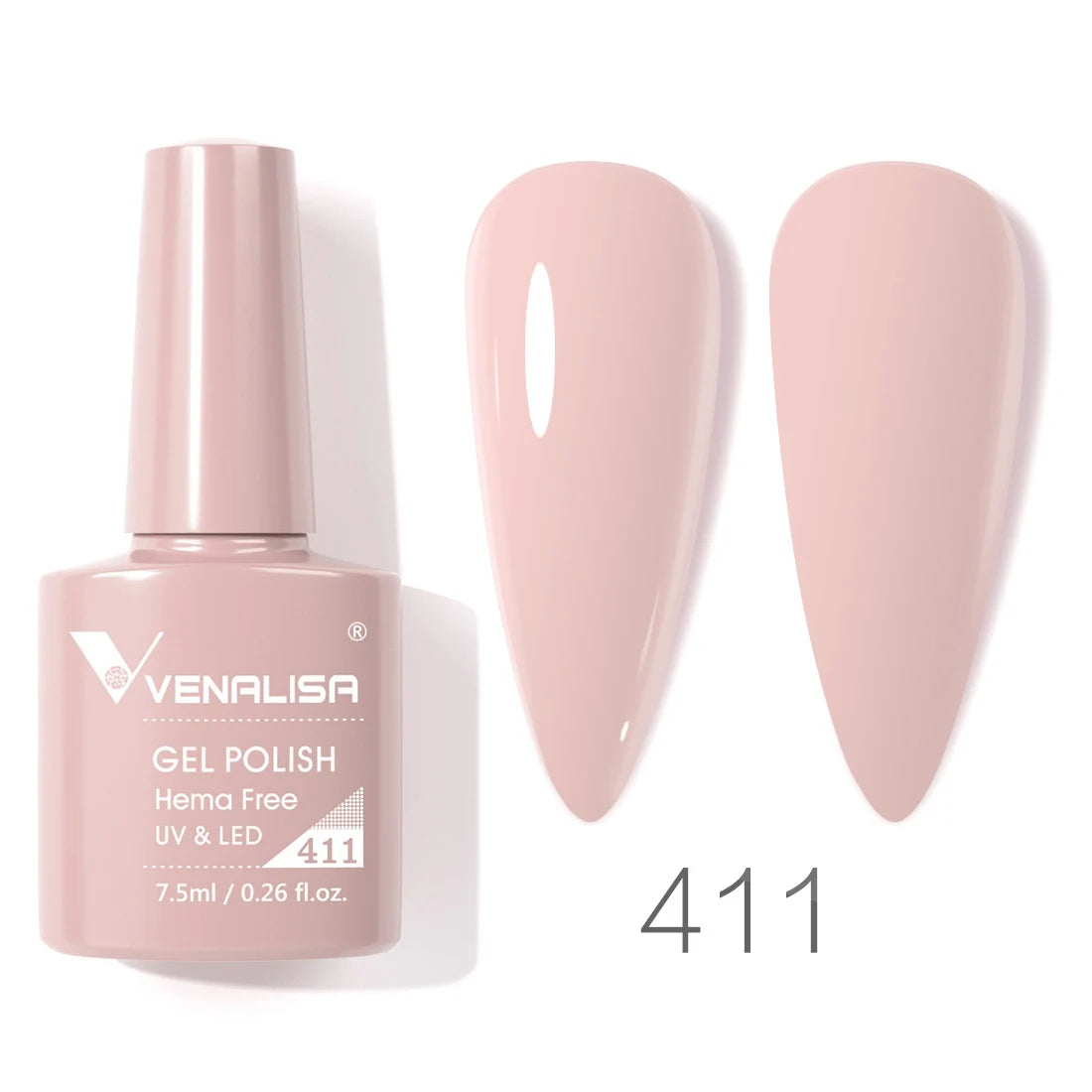 Esmalte de Gel Venalisa Milky White — Cobertura Completa UV/LED