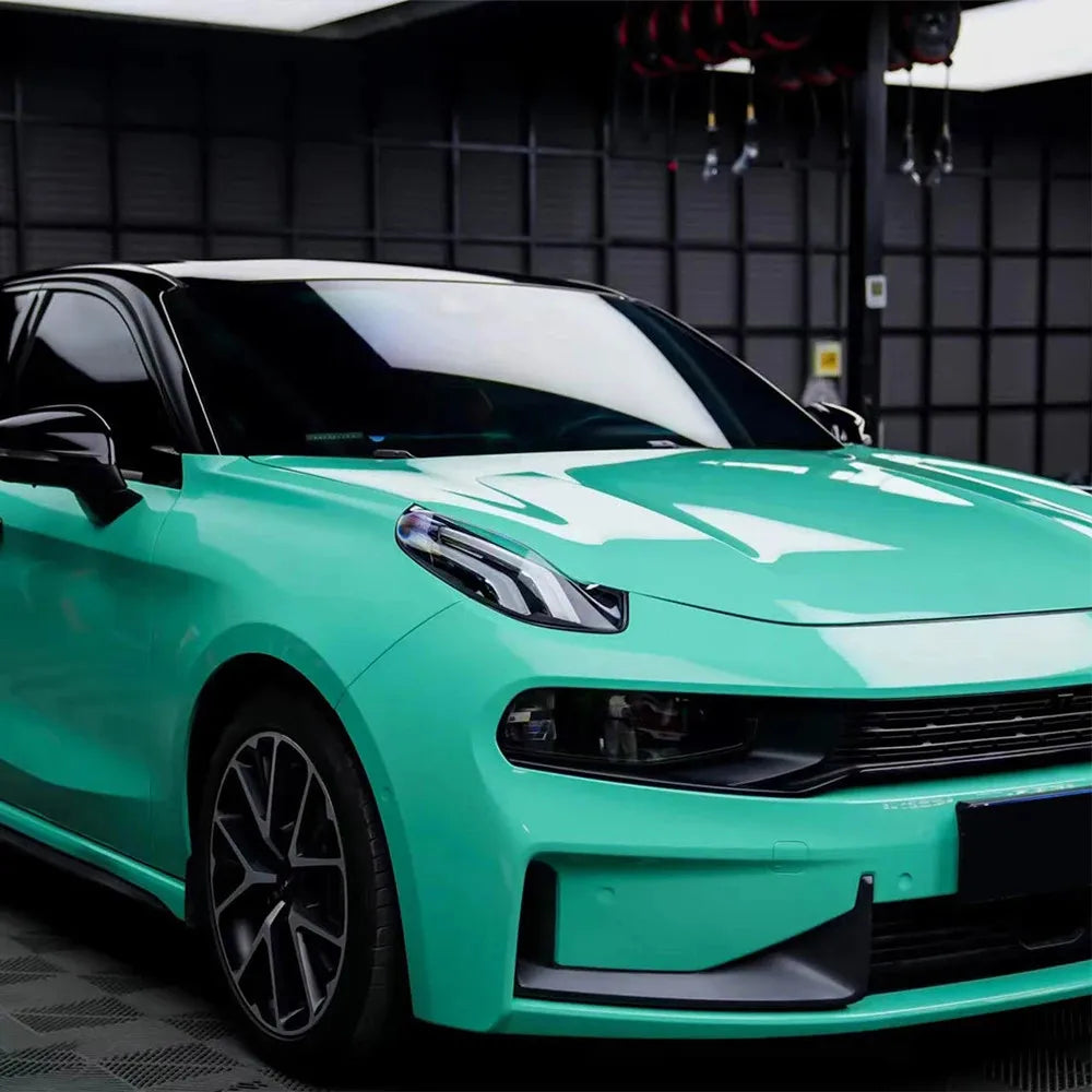 Vinilo Adhesivo Rojo, Blanco y Negro — Film Glossy sin Burbujas para Coche y Moto