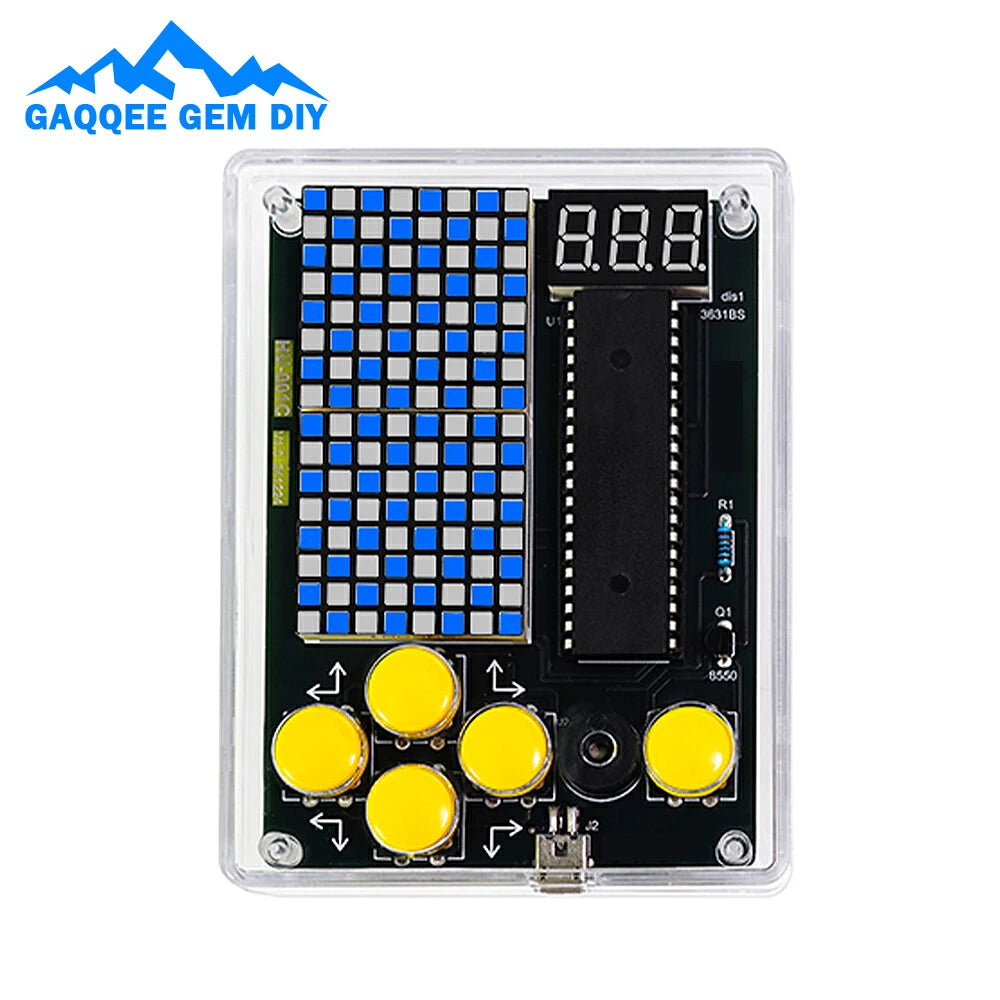 Kit Electrónico DIY Pixel Gamer – Consola Retro para Aprendizaje y Práctica de Soldadura