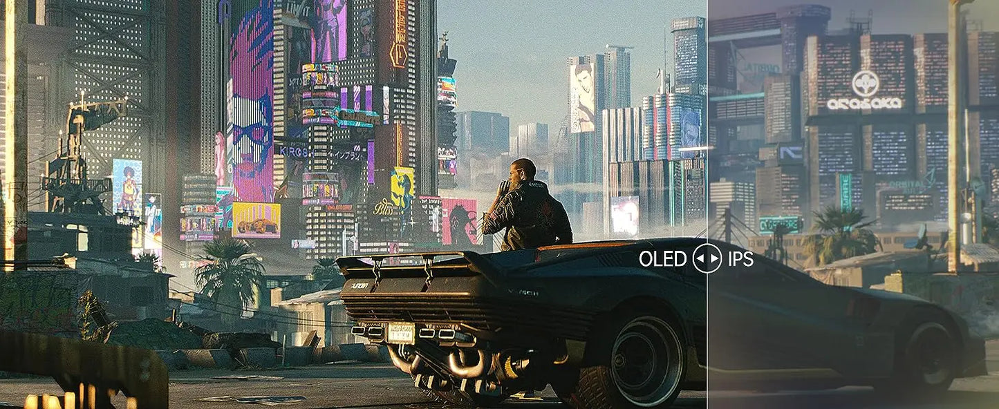 Bimawen 13.3" OLED Portable Monitor – FHD 1080P, 1ms, 10bit, 100% DCI-P3, Adaptive Sync, Game Mode