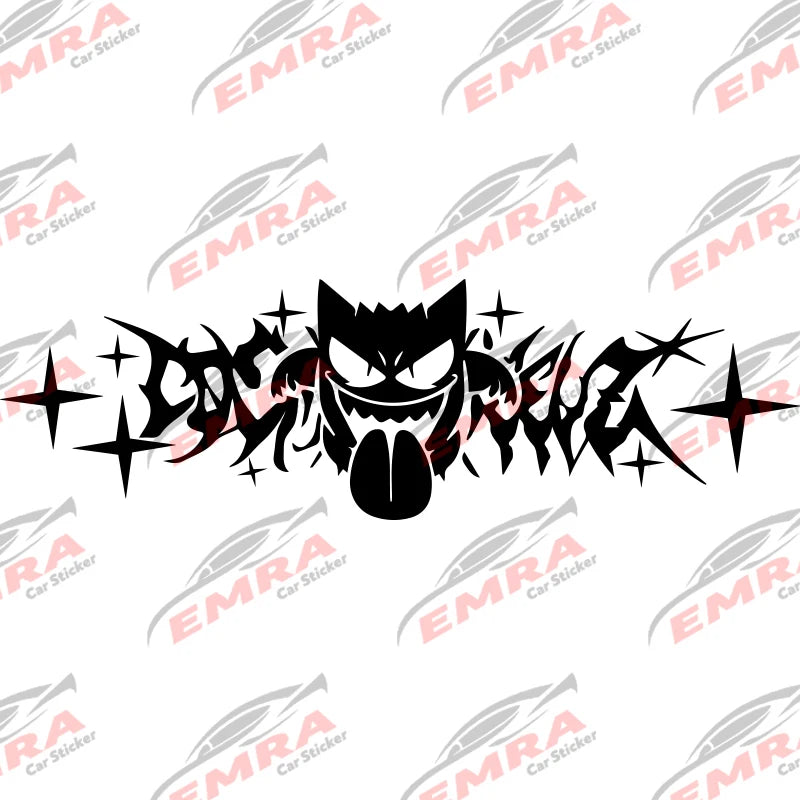 Pegatinas JDM para Coche — Drift, Stance y Anime Vinyl Decorativo para Ventanas y Carrocería