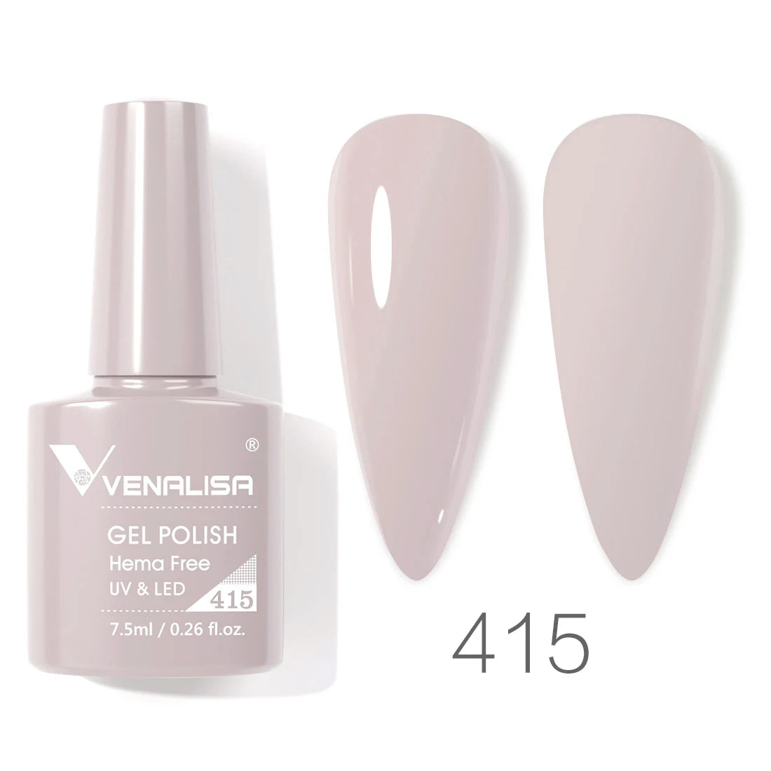 Esmalte de Gel Venalisa Milky White — Cobertura Completa UV/LED