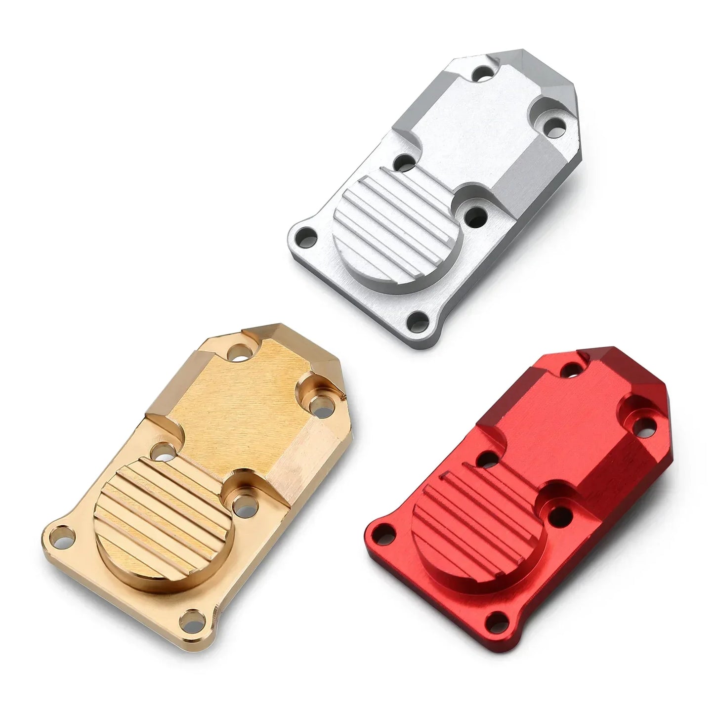 INJORA Piezas de Actualización RC Crawler – Counterweight, Steering Knuckles y Shock Cover para Axial SCX24