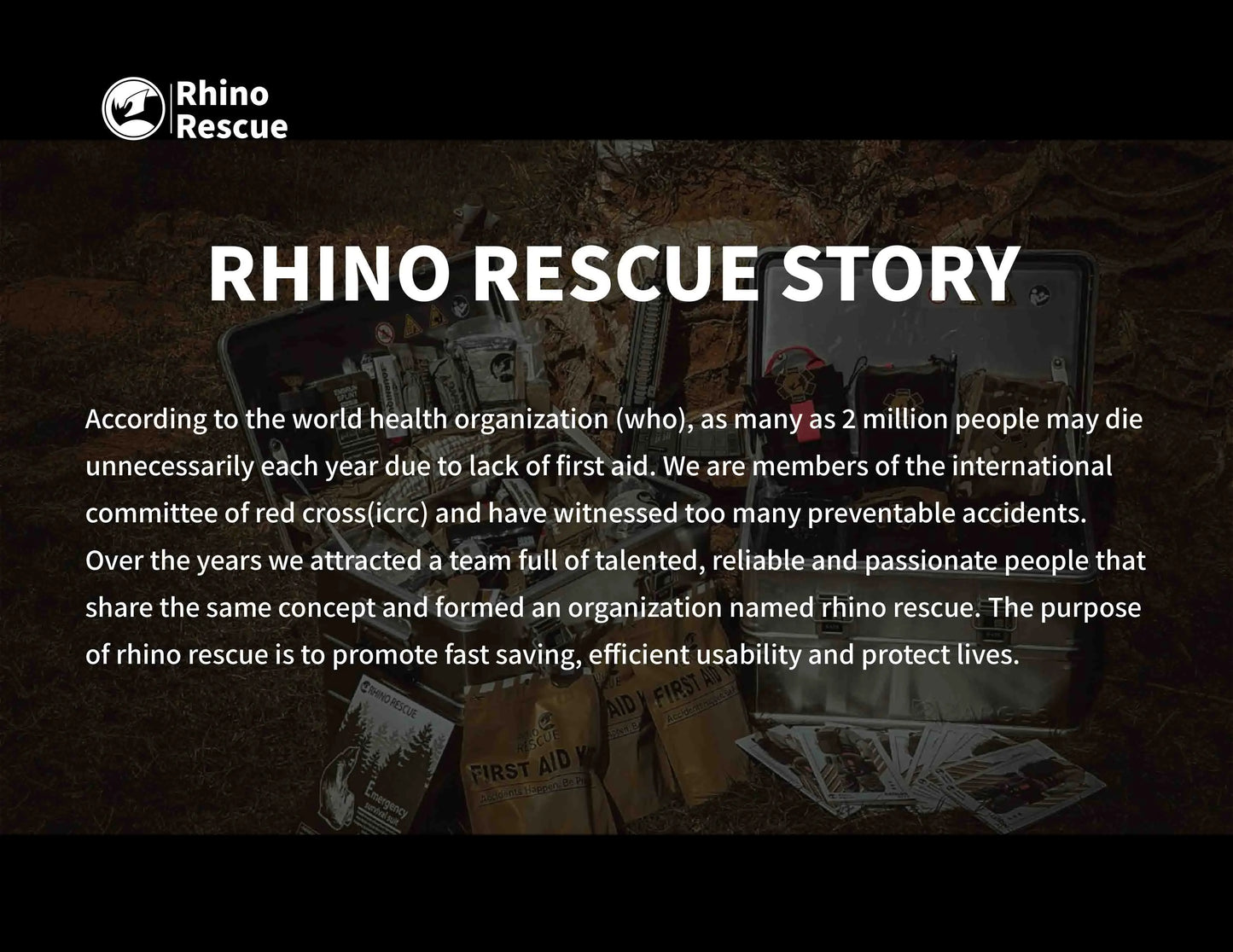Torniquete Táctico Rhino Rescue CE Aprobado – Varilla Metálica para Primeros Auxilios y Emergencias