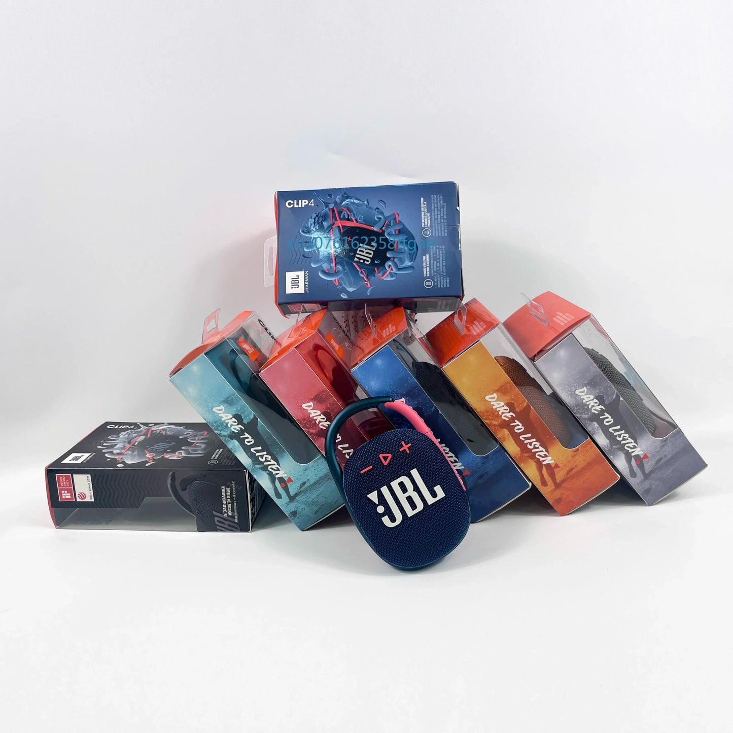 Altavoz Bluetooth Portátil JBL Clip 4 Original — Mini Altavoz IP67 Resistente al Agua y Polvo