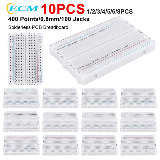 Protoboard Universal 400 Puntos Sin Soldadura – Mini Placa de Pruebas para Electrónica y Robots DIY