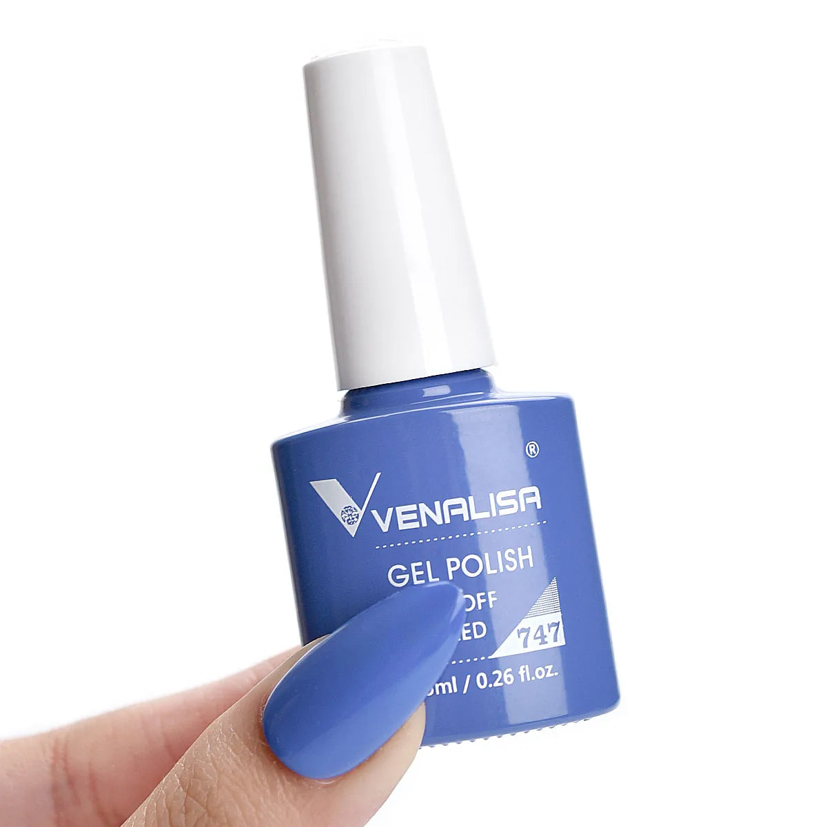 Esmalte de Gel Venalisa Milky White — Cobertura Completa UV/LED