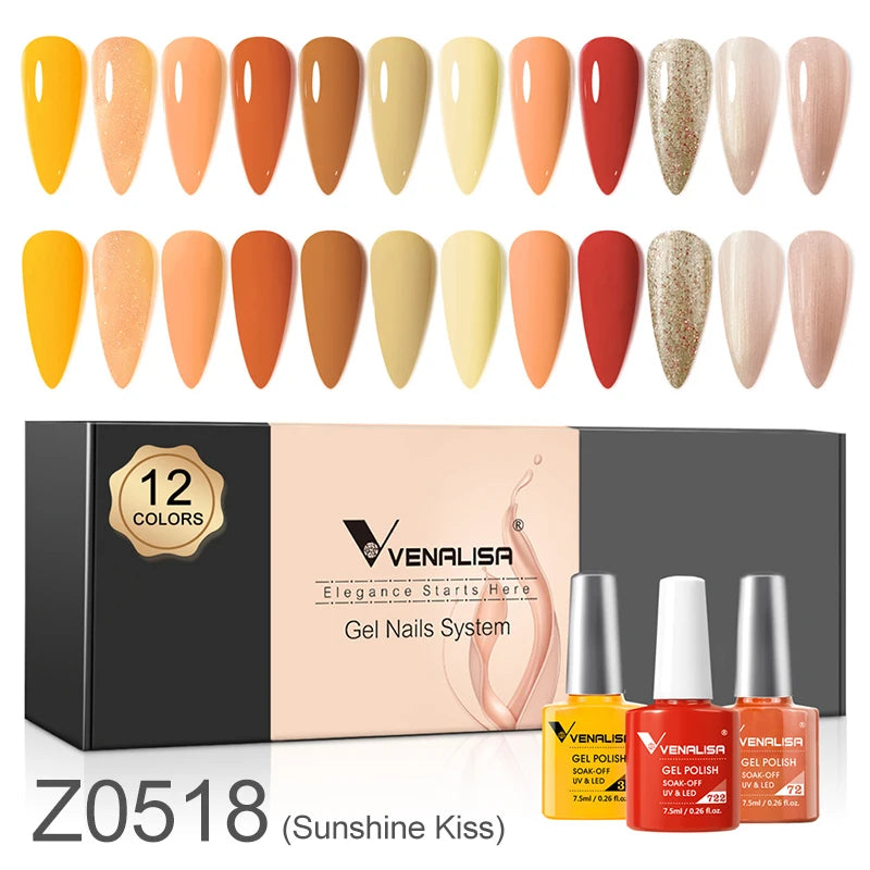 Esmalte de Gel Venalisa Milky White — Cobertura Completa UV/LED