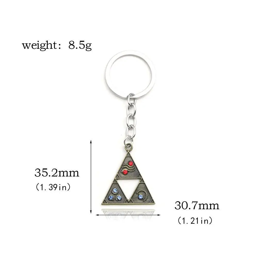 Llavero Hylian Shield y Master Sword — Colgante Zelda Breath of The Wild