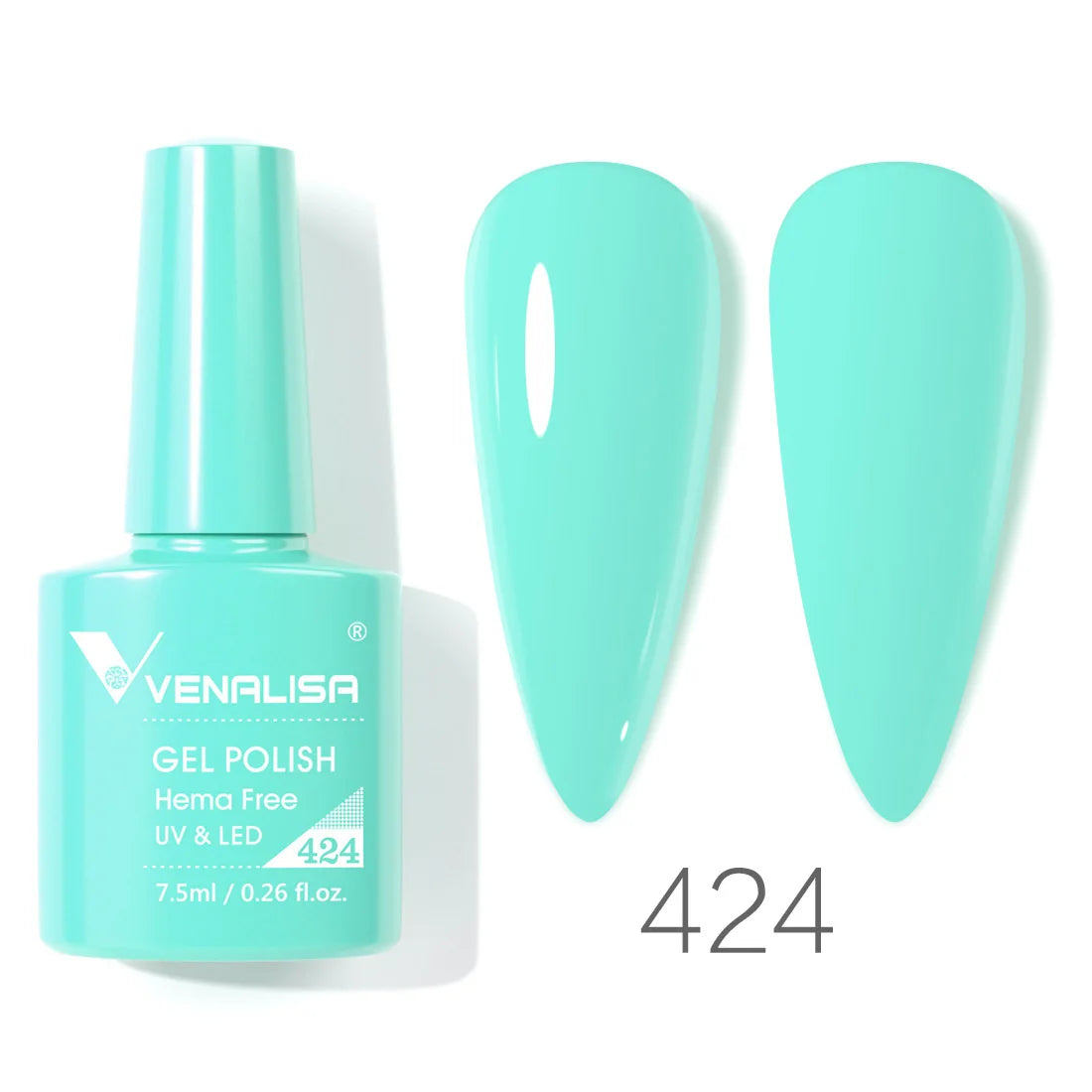 Esmalte de Gel Venalisa Milky White — Cobertura Completa UV/LED