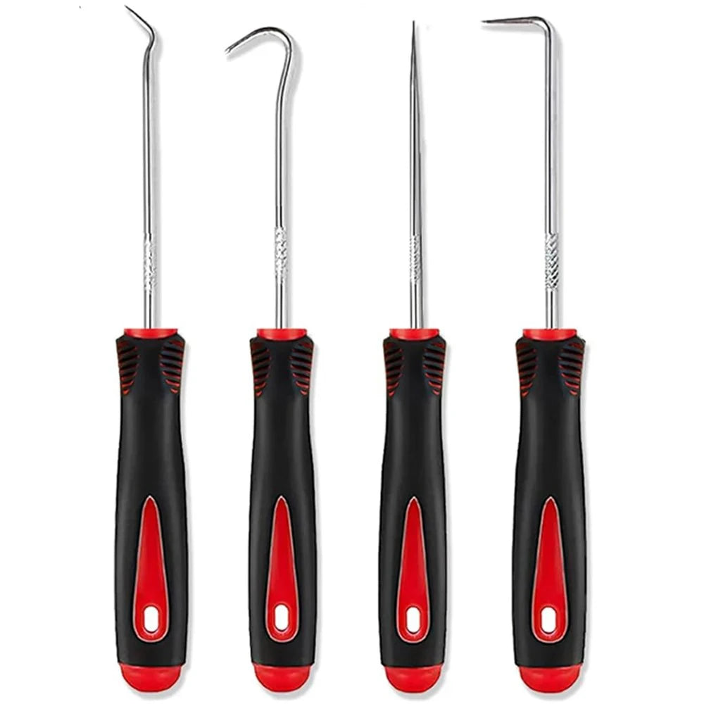Juego de 4 Destornilladores y Ganchos para Sellos, Juntas y Retenes de Automóvil