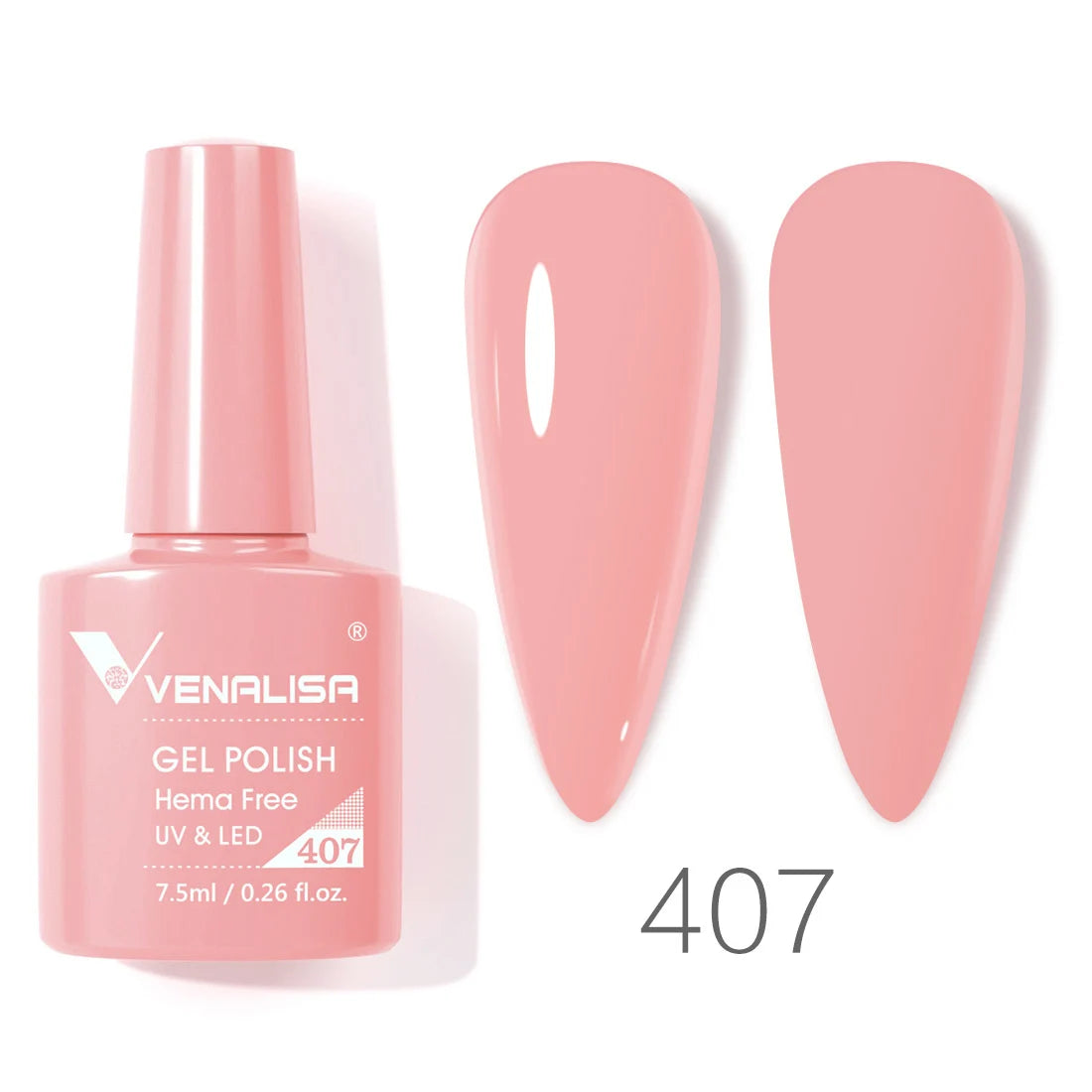 Esmalte de Gel Venalisa Milky White — Cobertura Completa UV/LED