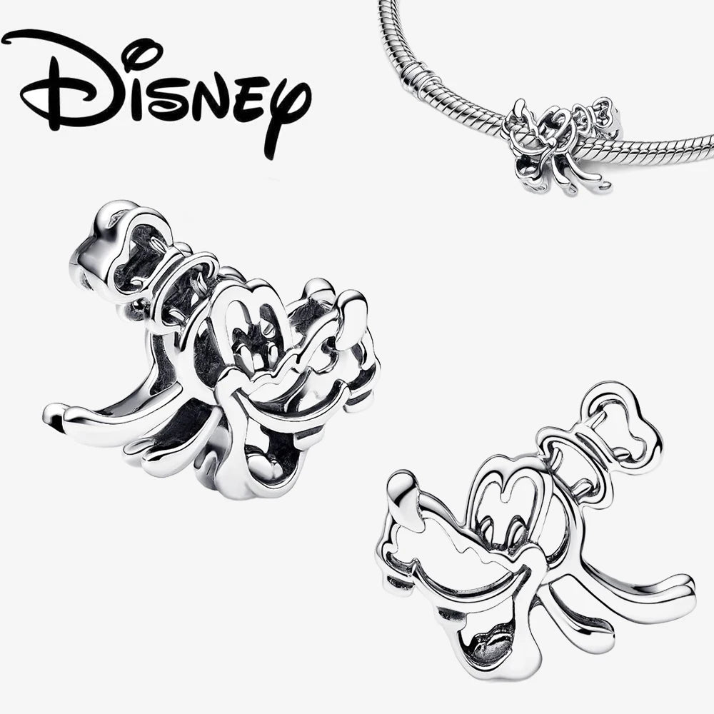 Charm Colgante Disney 925 Plata Esterlina – Dumbo, Pascal, Gato de Cheshire y Alien | Compatible con Pulseras Originales