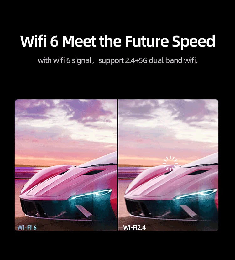 Proyector Portátil Lenovo 4K – Android 12, WiFi 6, Autoenfoque TOF y Cine en Casa Full HD