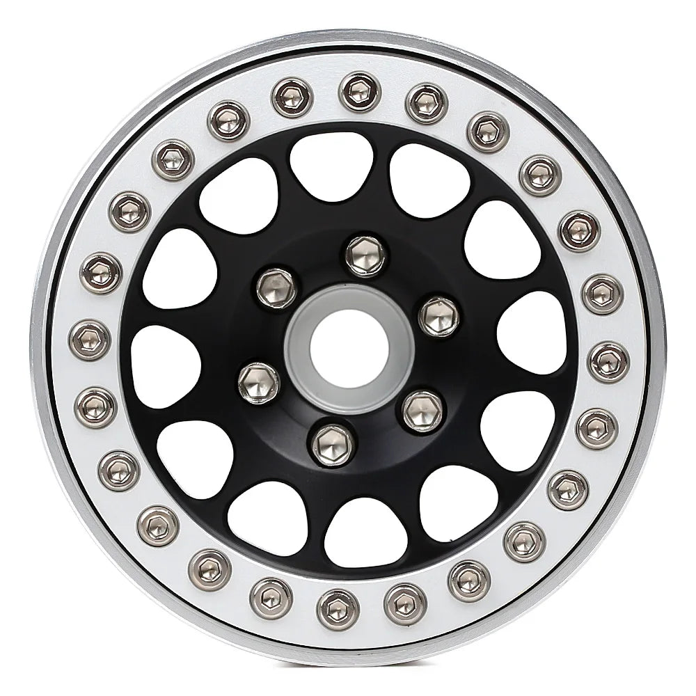 INJORA 1.9" Llantas Beadlock CNC Aluminio para RC Crawler 1/10 SCX10 TRX4 Gen8 (4 Piezas)