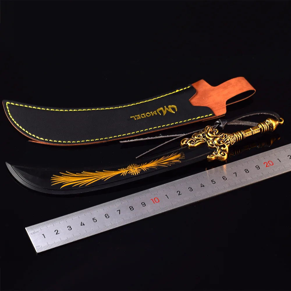 Llavero Espada Luna Oscura — Mini Sword Elden Ring Ranni Moonveil