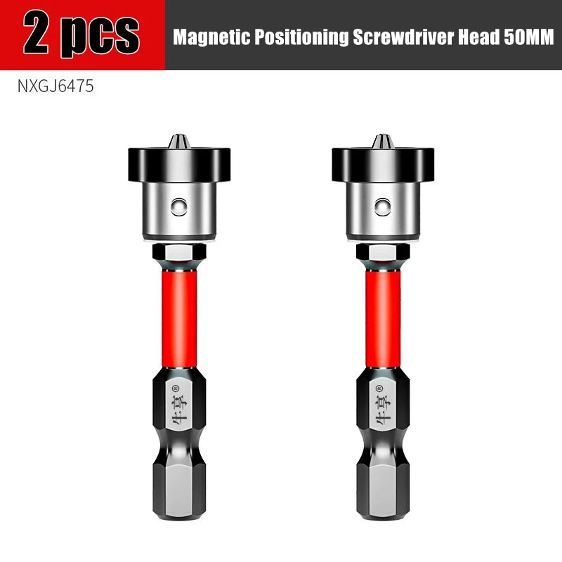 Puntas de Destornillador Magnéticas con Tope de Posicionamiento 50mm – Para Pladur, Yeso y Tableros de Pared