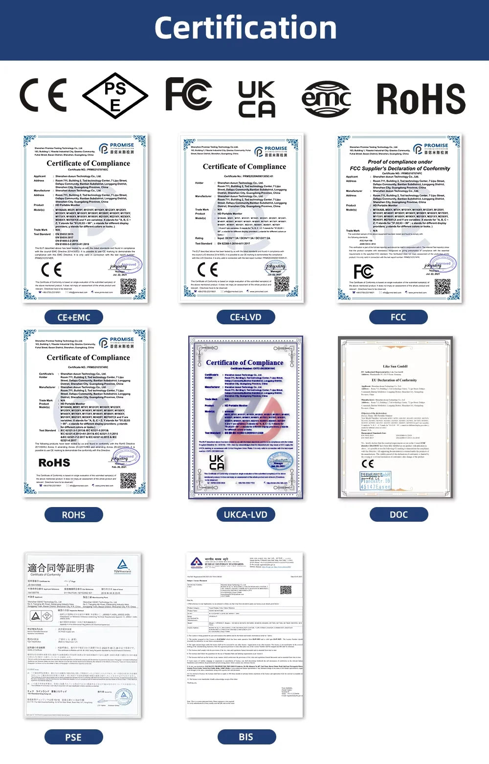 UPERFECT 21.5" 120Hz Portable Gaming Monitor — HDMI/USB-C para Laptop y Consolas