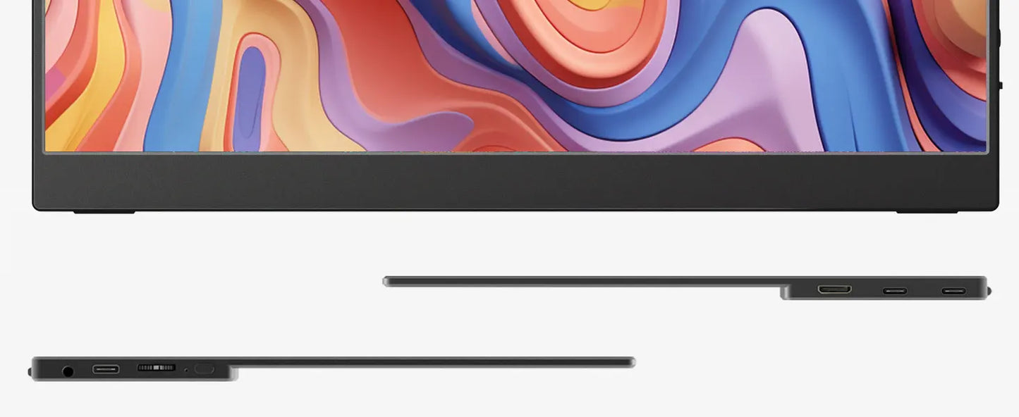 Bimawen 13.3" OLED Portable Monitor – FHD 1080P, 1ms, 10bit, 100% DCI-P3, Adaptive Sync, Game Mode