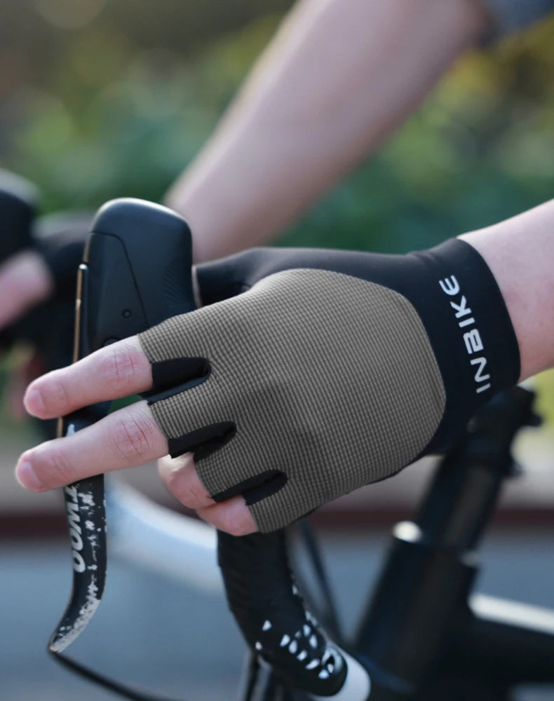 Guantes de Ciclismo INBIKE – Medio Dedo para Verano