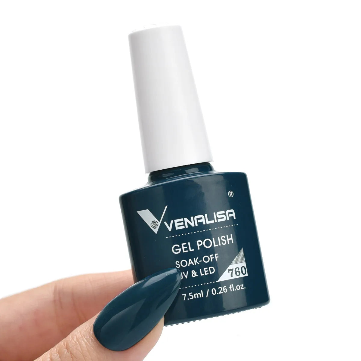 Esmalte de Gel Venalisa Milky White — Cobertura Completa UV/LED