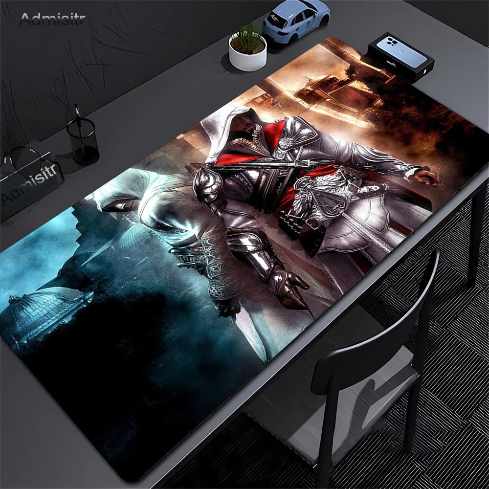 Alfombrilla Gamer XXL Assassin’s Creed — Mouse Pad 900x400mm para PC y Escritorio