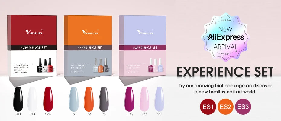 Esmalte de Gel Venalisa Soak Off — Cobertura Total 7.5ml