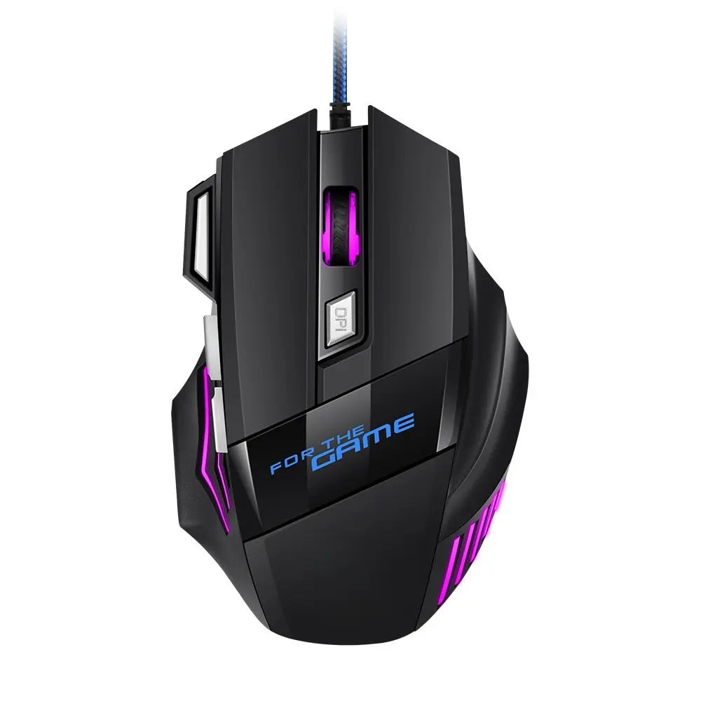 Ratón Gamer ITLY Hyperspeed RGB — Ergonómico con 7 Botones Programables