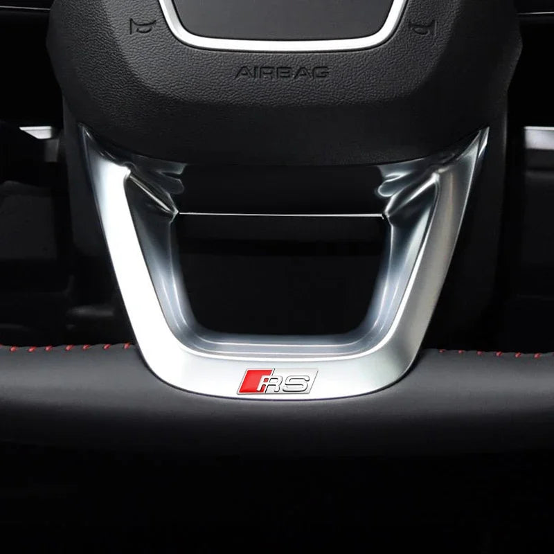 Emblema 3D Audi SLINE RS — Sticker Volante y Carrocería