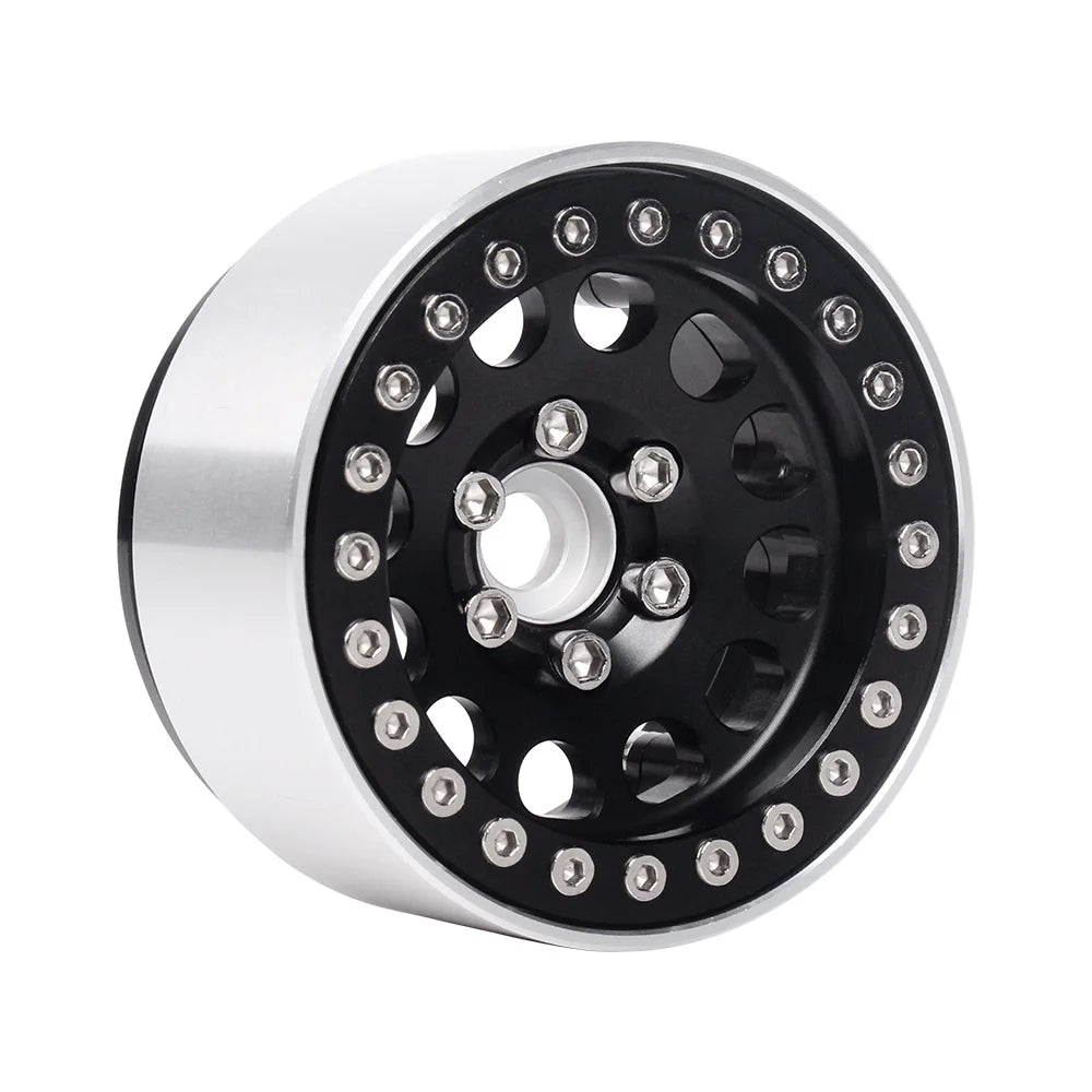 INJORA 1.9" Llantas Beadlock CNC Aluminio para RC Crawler 1/10 SCX10 TRX4 Gen8 (4 Piezas)