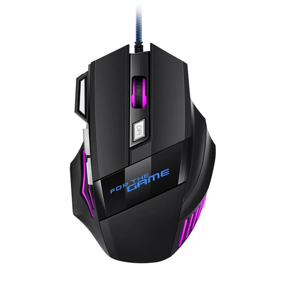 Ratón Gamer ITLY Hyperspeed RGB — Ergonómico con 7 Botones Programables
