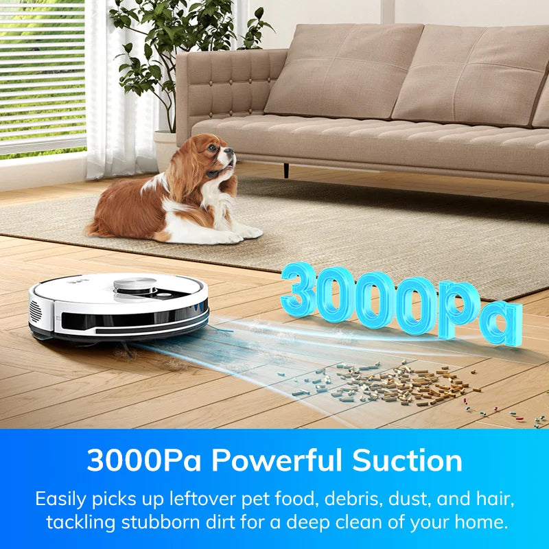 Robot Aspirador ILIFE A12 Pro — Limpieza y Mopa Inteligente 3000Pa