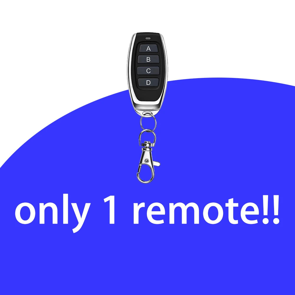 Control Remoto Inalámbrico Universal RF433MHz 12V – Módulo Receptor 4CH