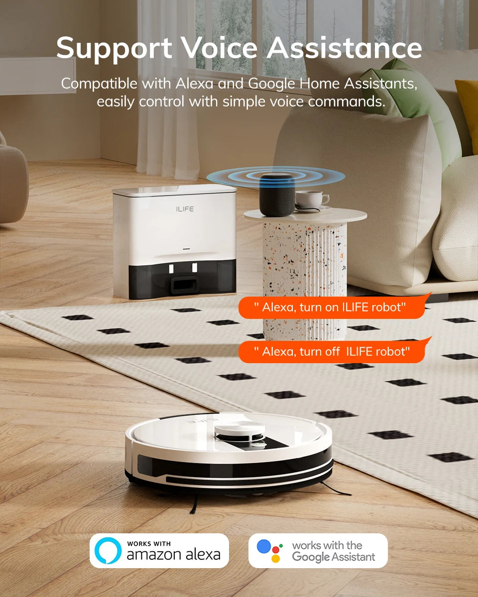 Robot Aspirador ILIFE A12 Pro — Limpieza y Mopa Inteligente 3000Pa