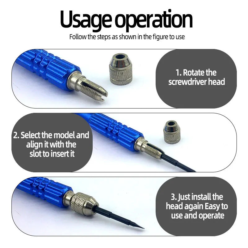 Kit de Herramientas para Reparación de Móviles y Tablets – Destornilladores y Accesorios