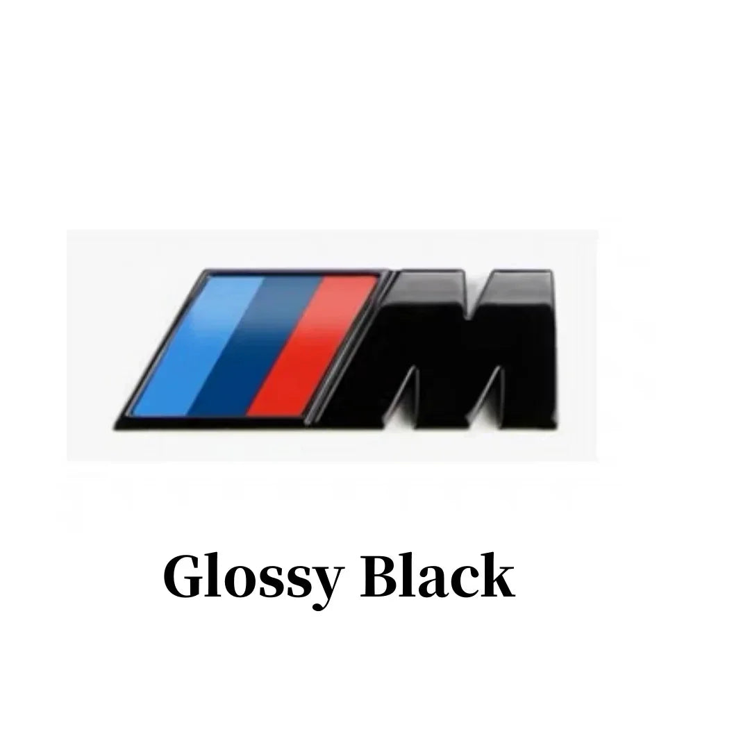 Emblema BMW M Tri-Color — Logo 3D Impermeable para Serie 1/3/5/7 y X1/X3/X5/X6