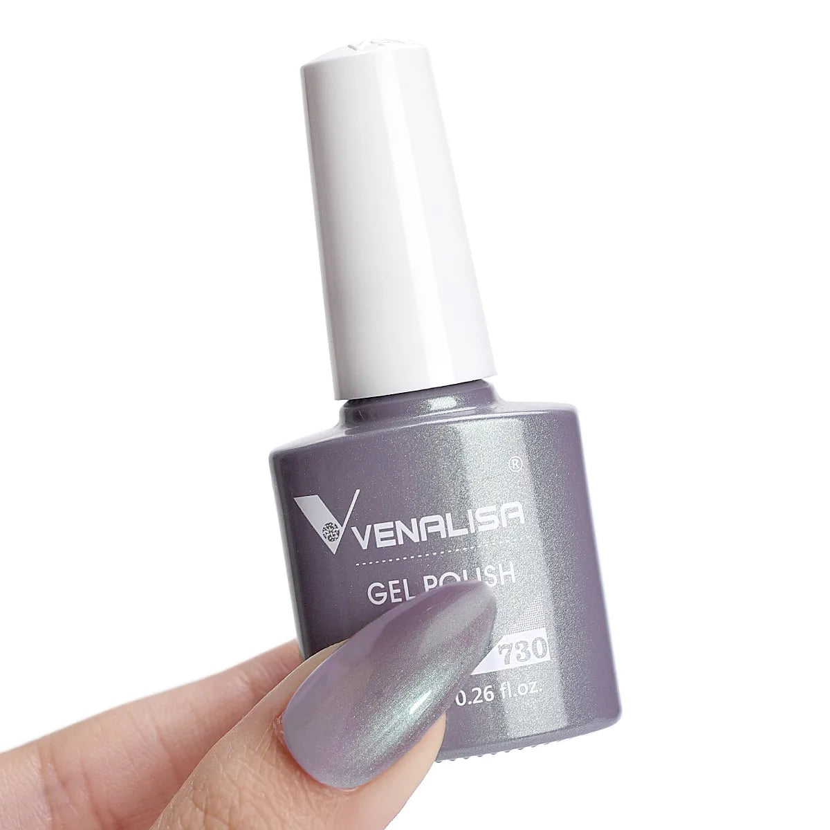 Esmalte de Gel Venalisa Milky White — Cobertura Completa UV/LED