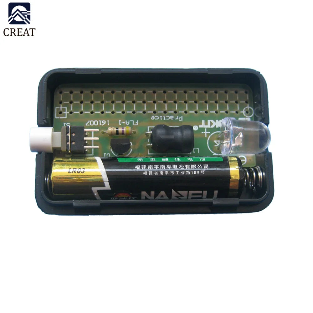 Kit DIY Linterna Simple FLA-1 1.5V – Práctica de Soldadura Electrónica