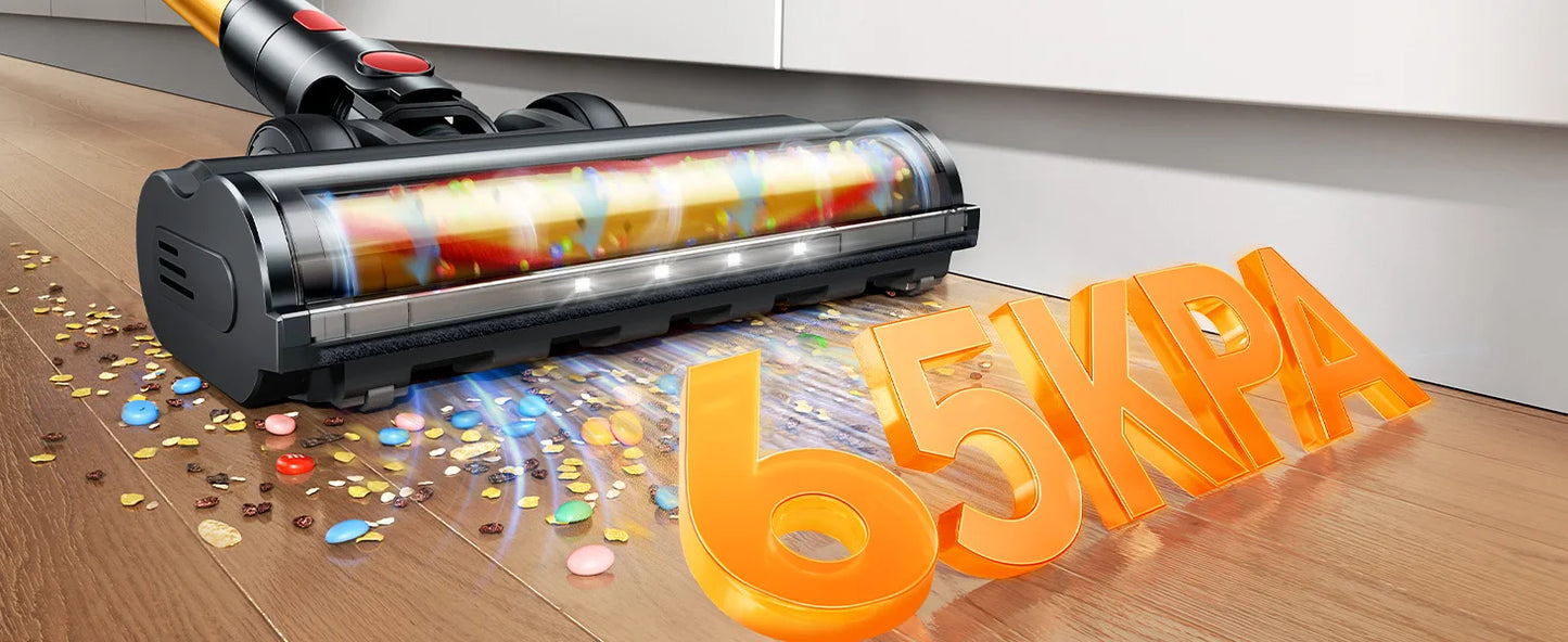 Aspiradora Inalámbrica BUTURE VC90 — 600W y 65KPA de Succión