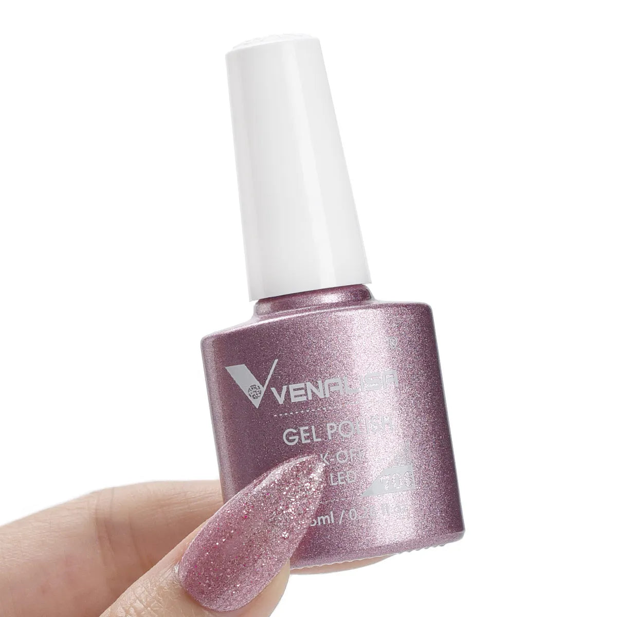 Esmalte de Gel Venalisa Milky White — Cobertura Completa UV/LED