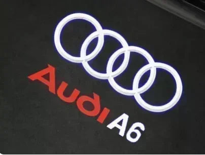 Luces LED Proyector para Puerta Audi — 2/4 Pcs, Logo HD para A3, A4, A5, A6, Q5 y Más