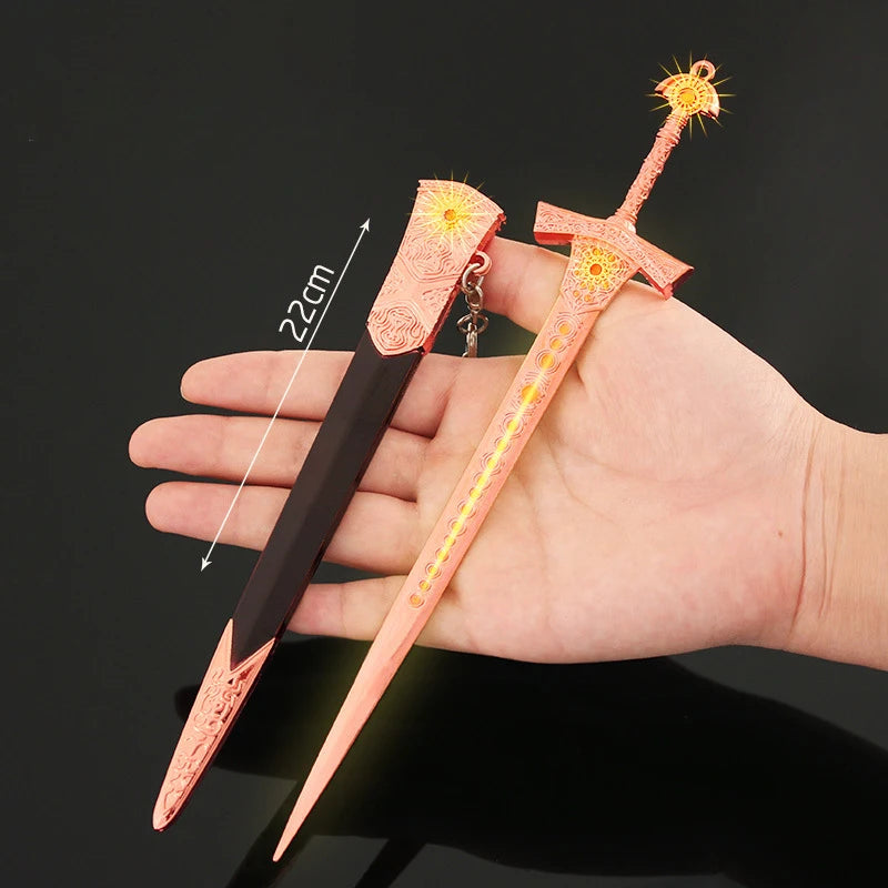 Llavero Espada Luna Oscura — Mini Sword Elden Ring Ranni Moonveil