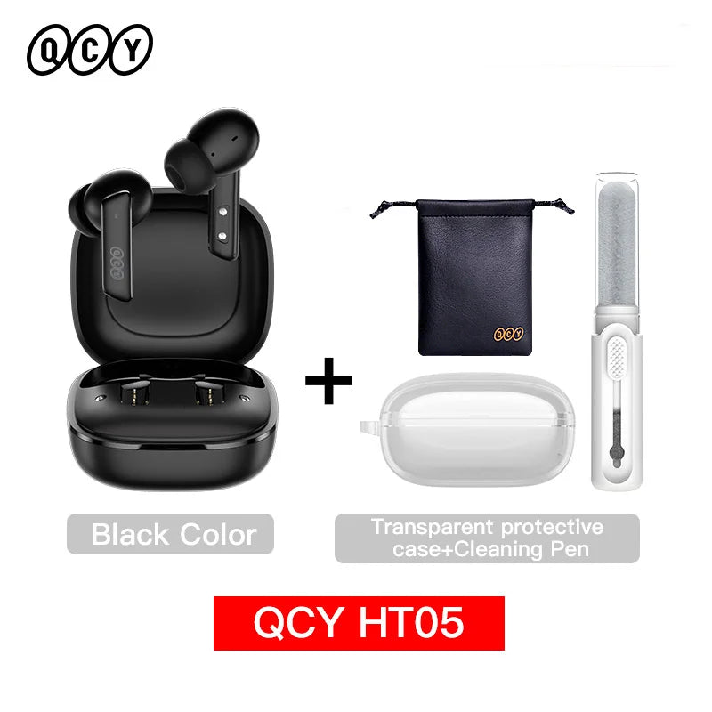 Auriculares Inalámbricos QCY HT05 ANC – Bluetooth 5.2, Cancelación de Ruido 40dB