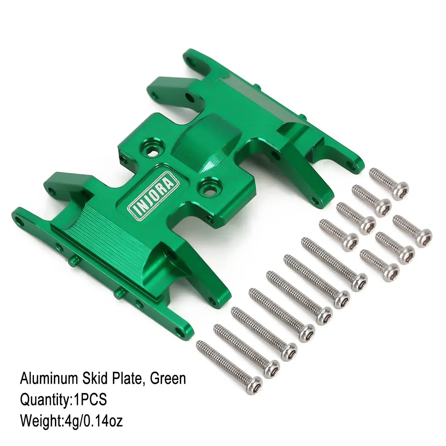 INJORA Piezas de Actualización RC Crawler – Counterweight, Steering Knuckles y Shock Cover para Axial SCX24