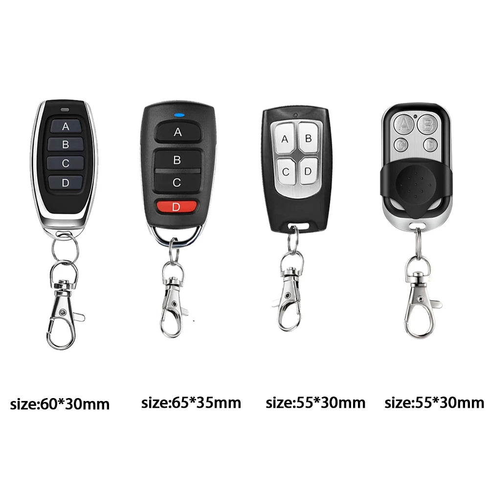 Control Remoto Inalámbrico Universal RF433MHz 12V – Módulo Receptor 4CH