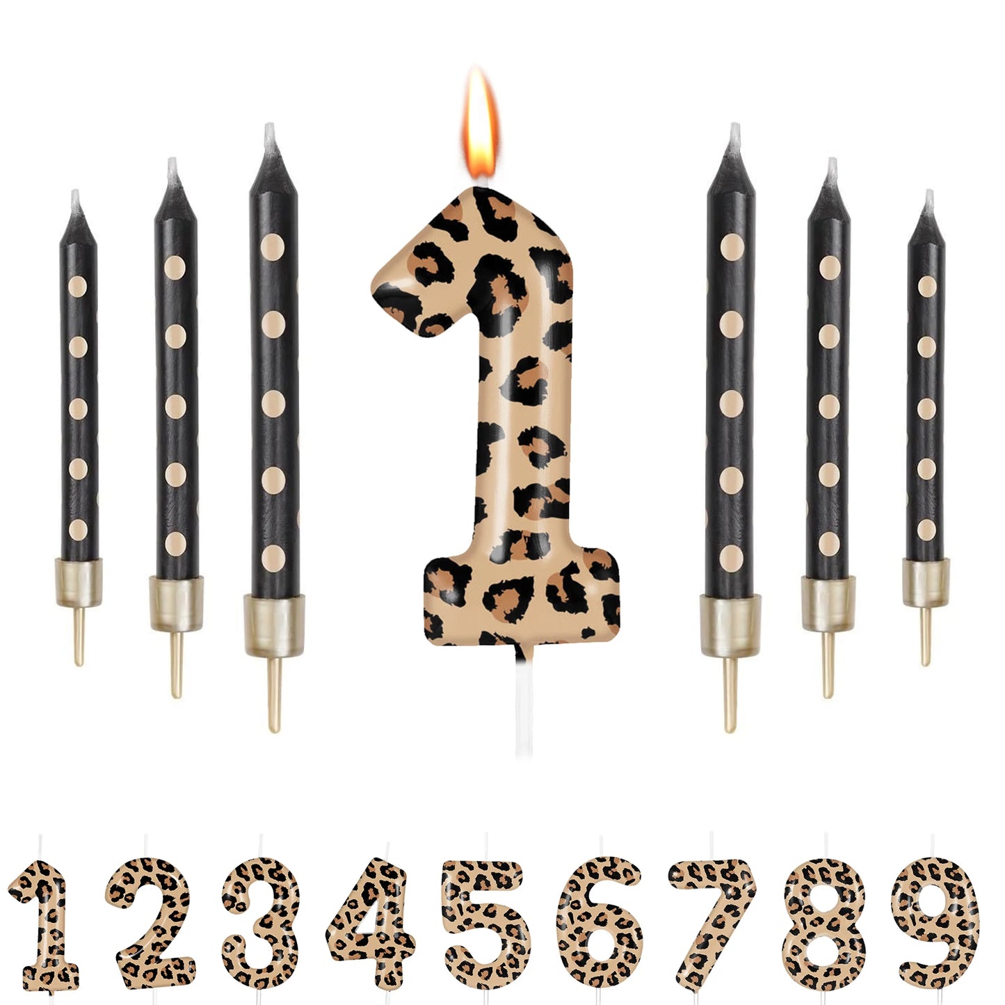 Velas Temáticas de Autos de Carreras para Cumpleaños – Set de 7 Piezas