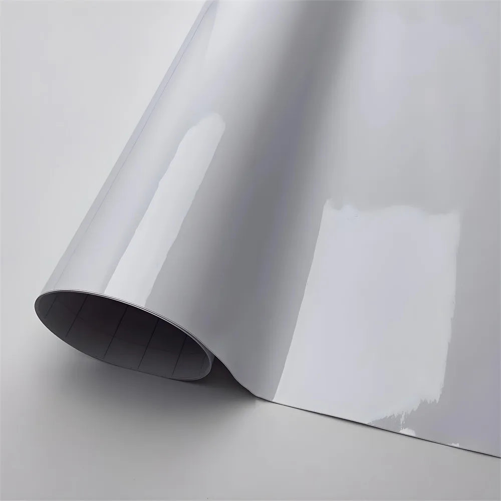 Vinilo Adhesivo Rojo, Blanco y Negro — Film Glossy sin Burbujas para Coche y Moto